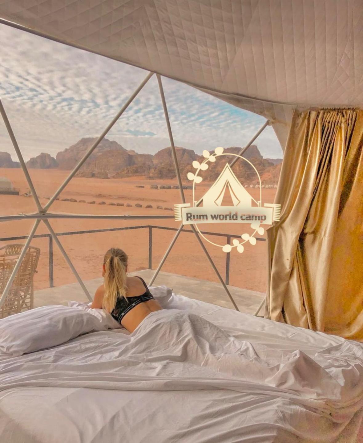 Rum World Bubble Luxury Camp Wadi Rum Bagian luar foto